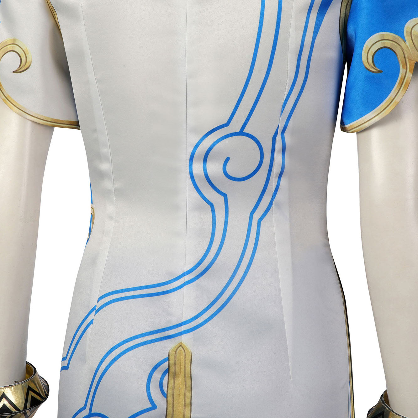 Street Fighter 6 Chun Li Female Blue and White Cosplay Costumes