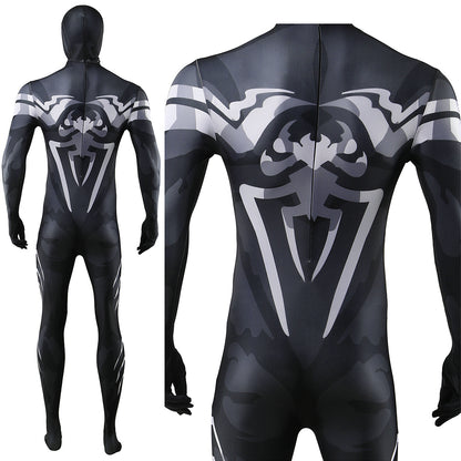 Venom Spider-Man Bodysuit Black Symbiote Jumpsuit Cosplay Costume