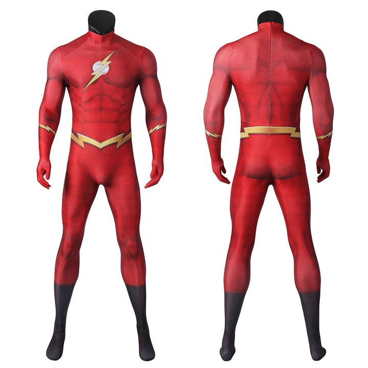 The Flash season 8 Jason Garrick Male Jumpsuit with Mask Cosplay Costumes