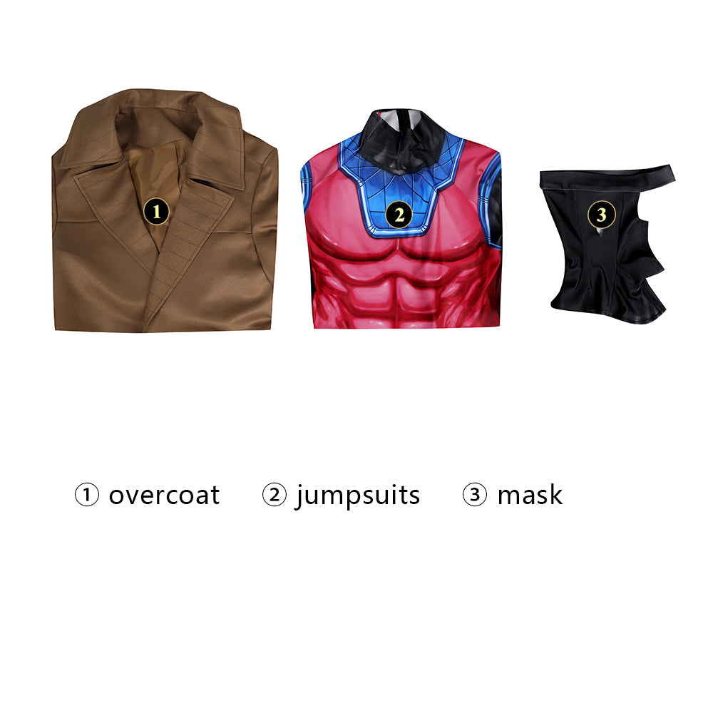 X-Men'97 Gambit Remy Etienne Lebeau Top Level Cosplay Costumes