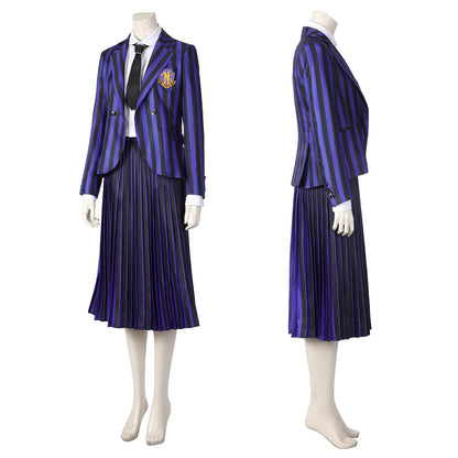 Wednesday The Addams Family Nevermore Academy Uniform Enid Sinclair Bianca Barclay Costumes