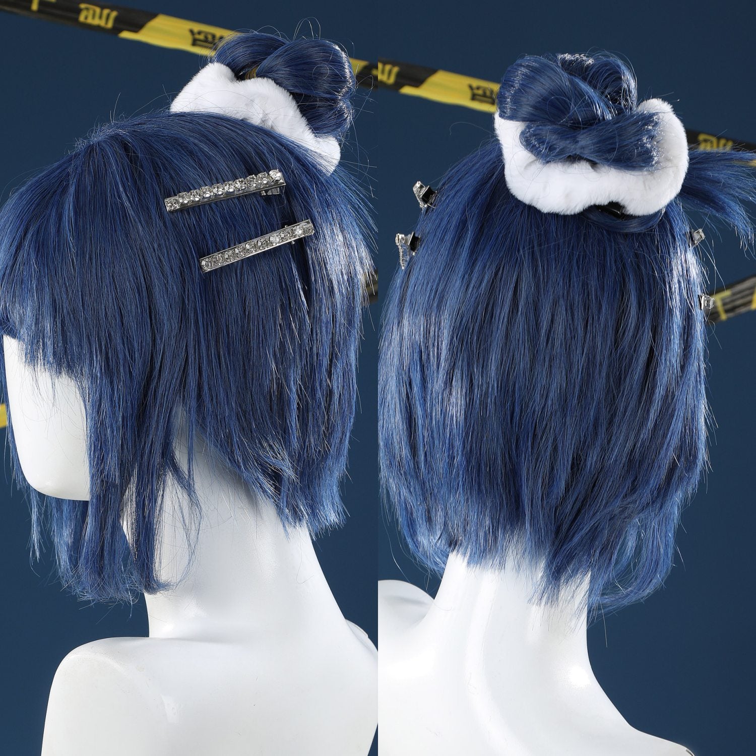 Overwatch 2 X LE SSERAFIM FEARLESS D.VA Blue Cosplay Costumes