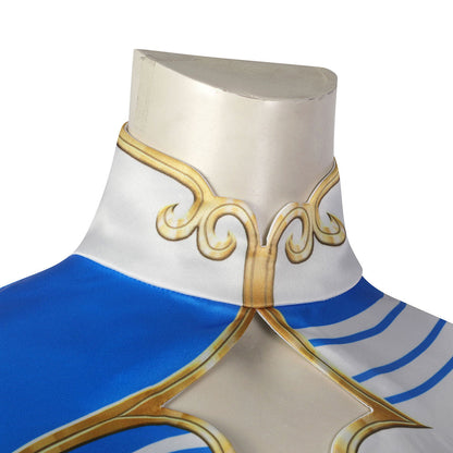 Street Fighter 6 Chun Li Female Blue and White Cosplay Costumes