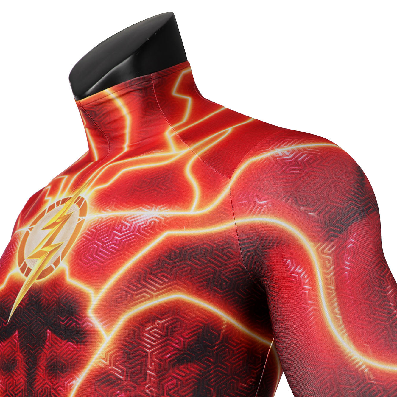 Flashpoint The Flash Barry Allen Male Jumpsuit with Mask Cosplay Costumes
