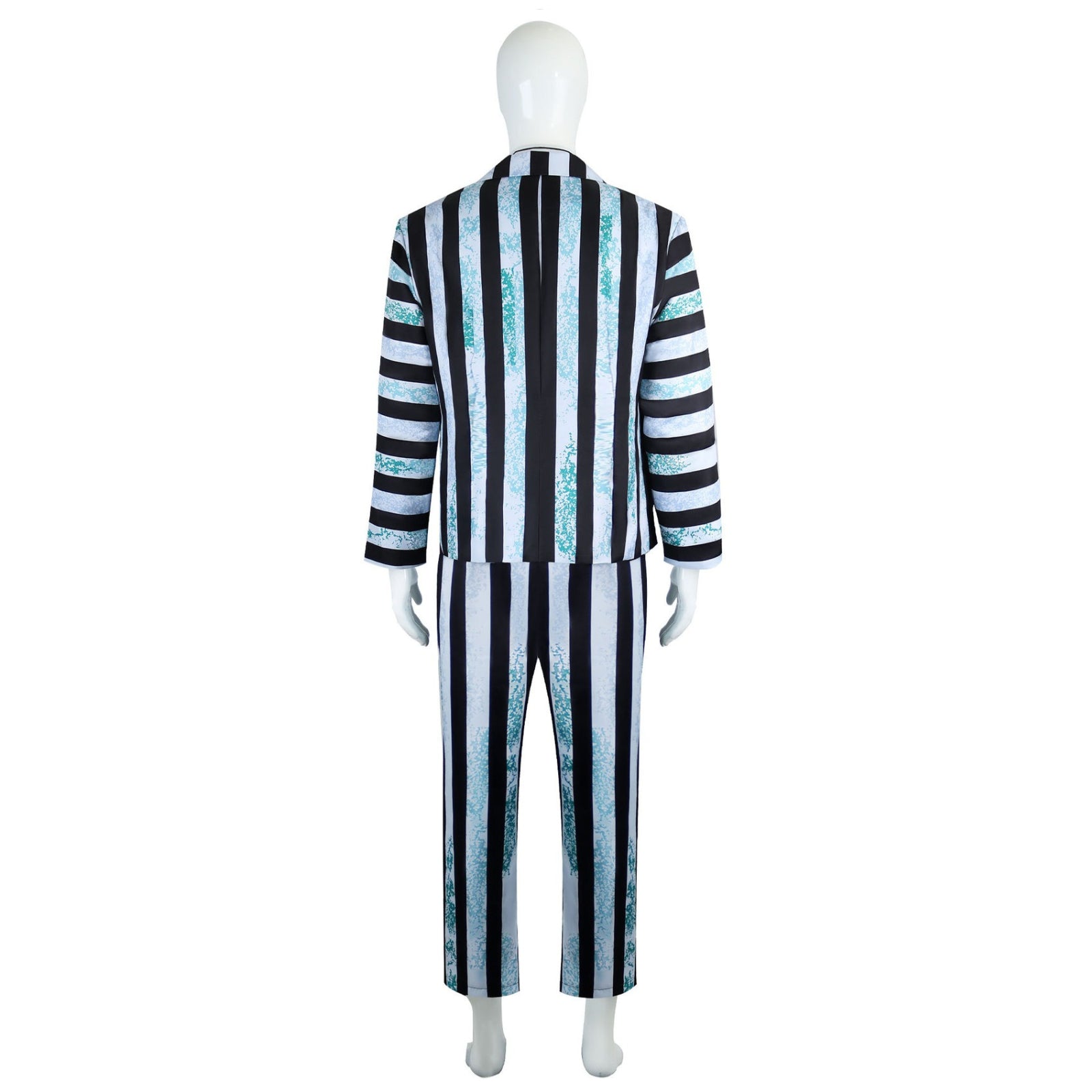 Beetle Juice Michael Keaton Dirty Suit Halloween Cosplay Costumes