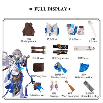 honkai star rail bronya zaychik adult full set cosplay costume