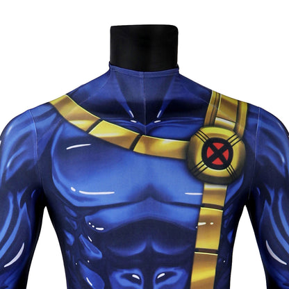 X-Men'97 Cyclops Scott Summers Male Halloween Jumpsuit Costumes