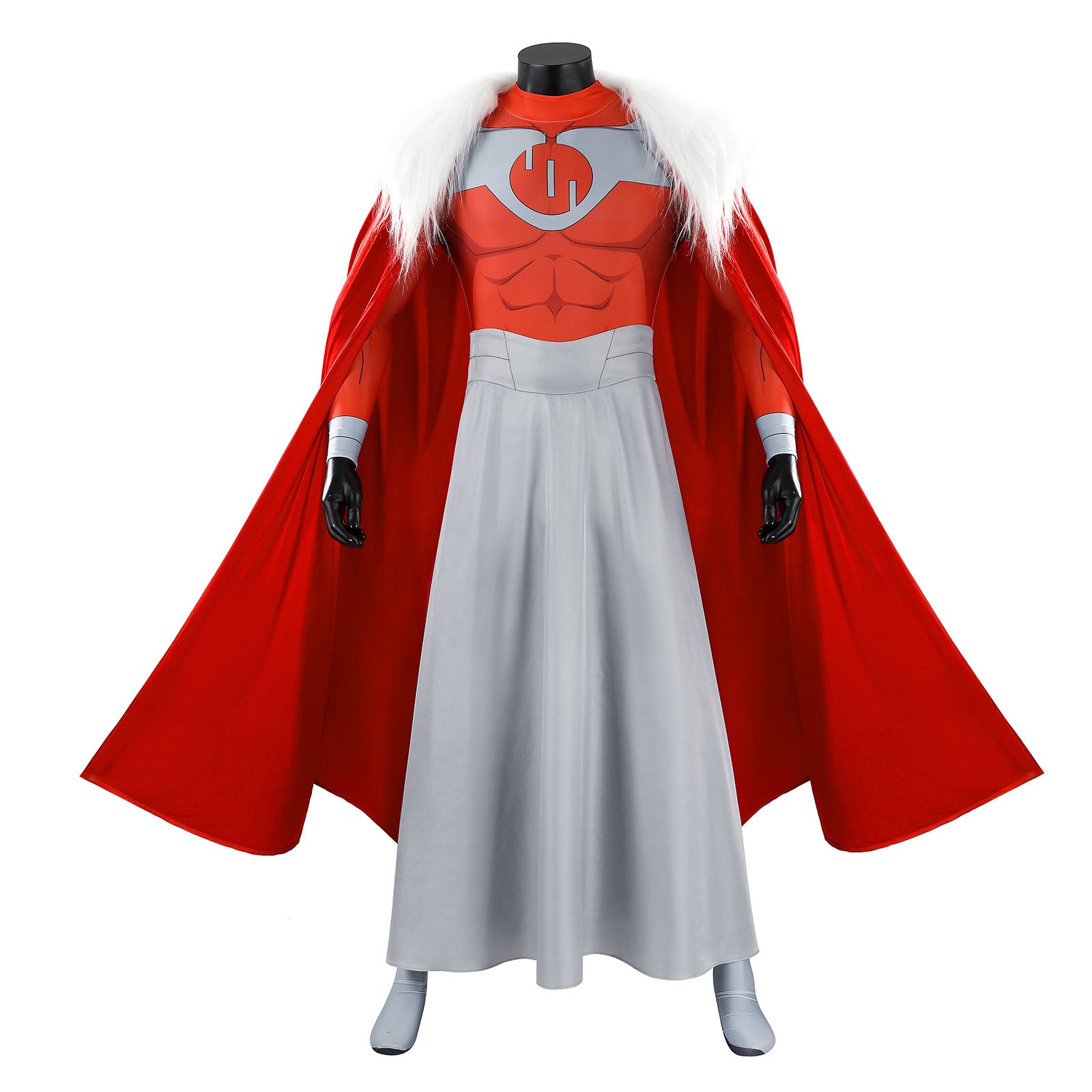 Invincible Thragg Jumpsuit with Cloak Halloween Cosplay Costumes