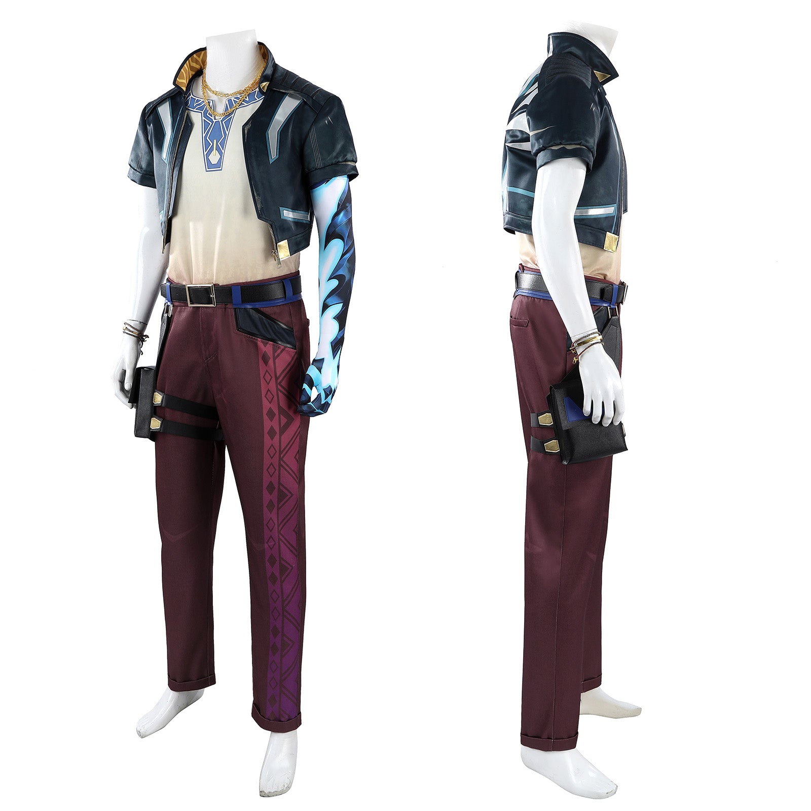 Game Valorant Veto Suit Top Fullset Cosplay Costumes