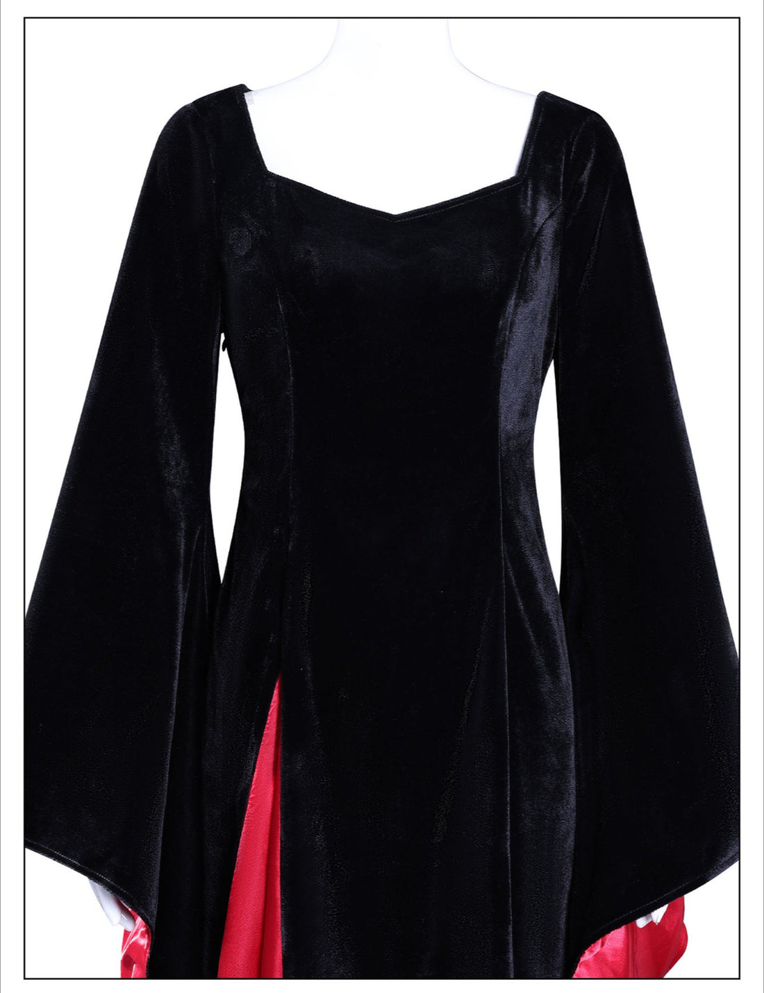Wednesday 2 Mother Morticia Addams Black Dress Cosplay Costumes