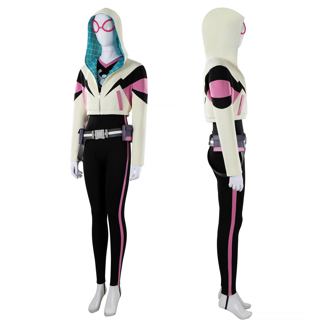 Your Friendly Neighborhood Spider-Man Gwen Jumpsuit Cosplay Costumes