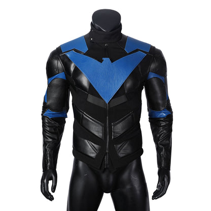 Batman Gotham Knight Nightwing Battle Outfit Male Cosplay Costumes