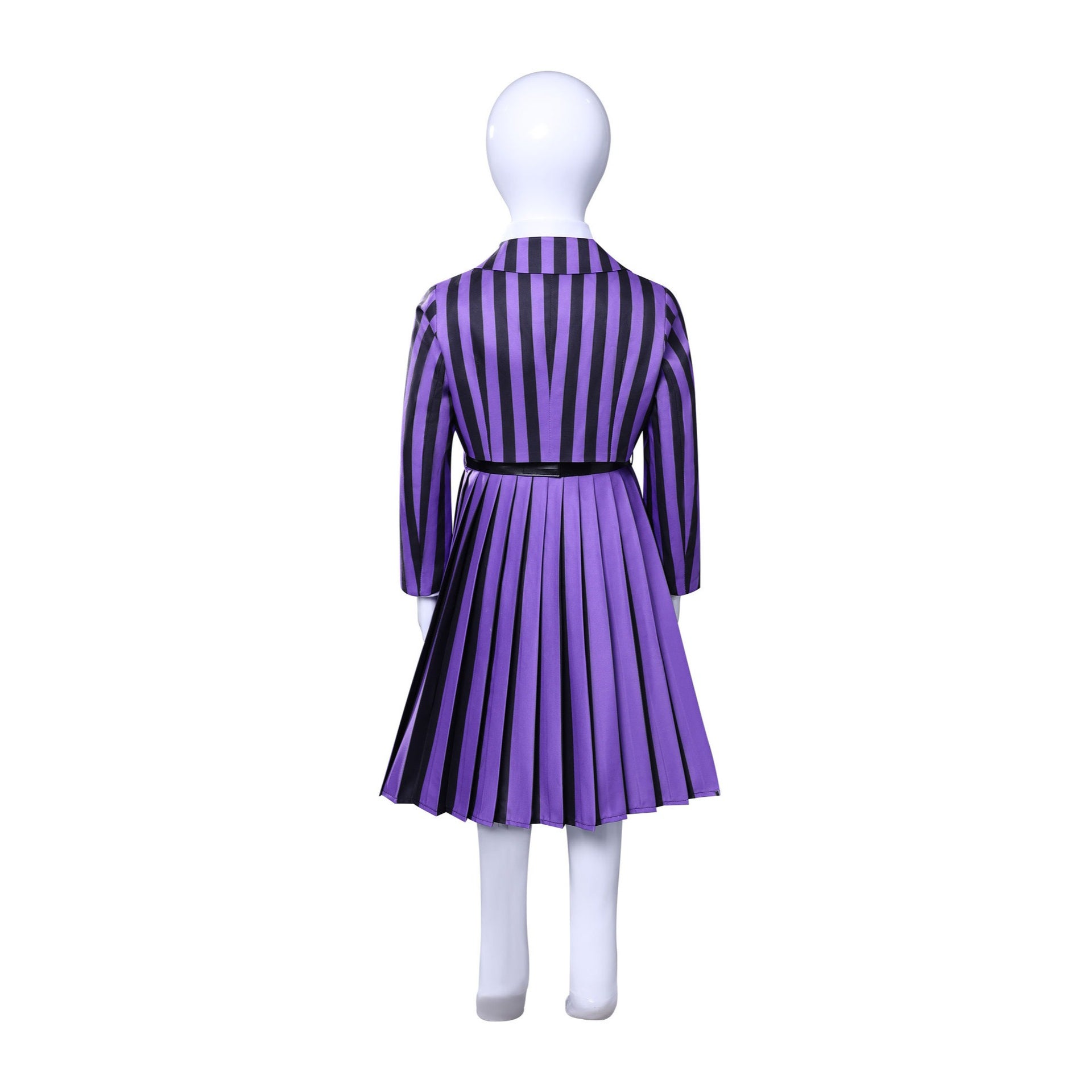 Wednesday 2 Addams Nevermore Academy Purple Short Uniform Adult Kids Costumes