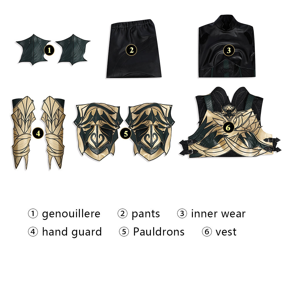 Baldur's Gate 3 Minthara Top Level Full Set Female Cosplay Costumes