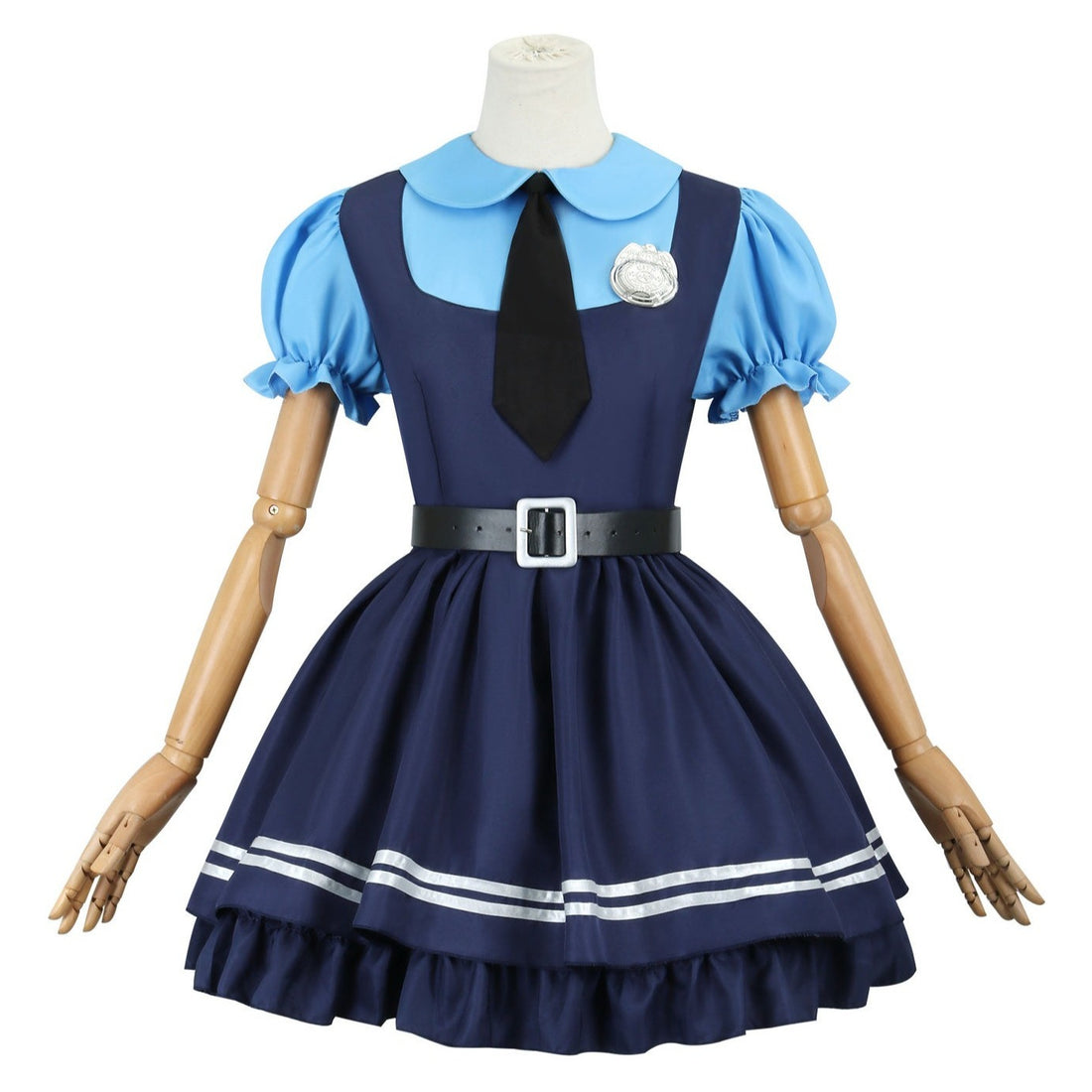 Zoo Judy Hopps Long and Short Sleeves Police Uniform Cosplay Costumes
