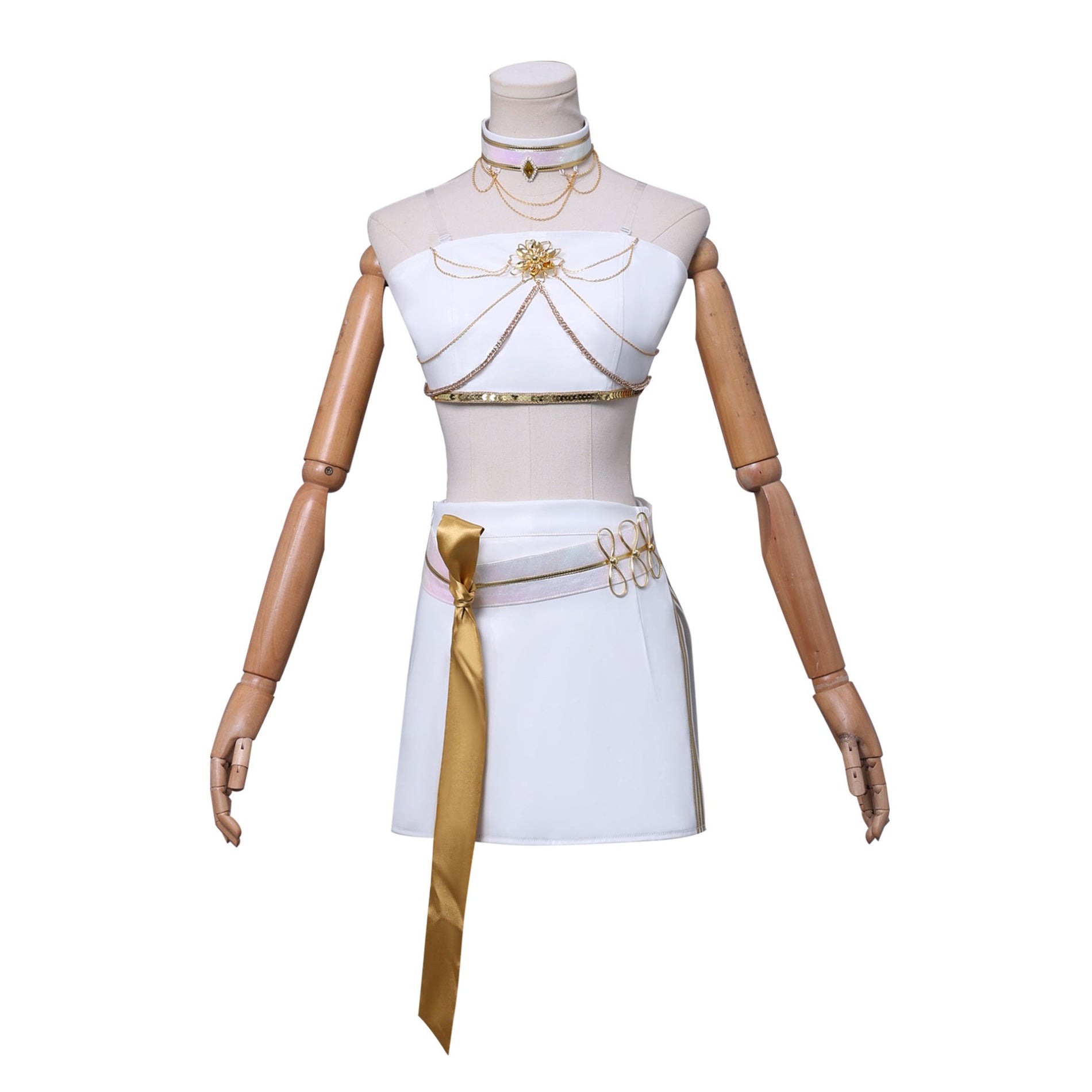 KPop Demon Hunters Mira White Outfit Adult Kids Cosplay Costumes