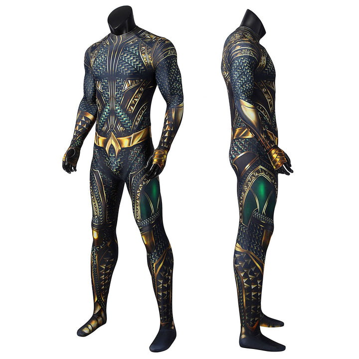 Aquaman And The Lost Kingdom Arthur Curry Male Jumpsuit Cosplay Costumes
