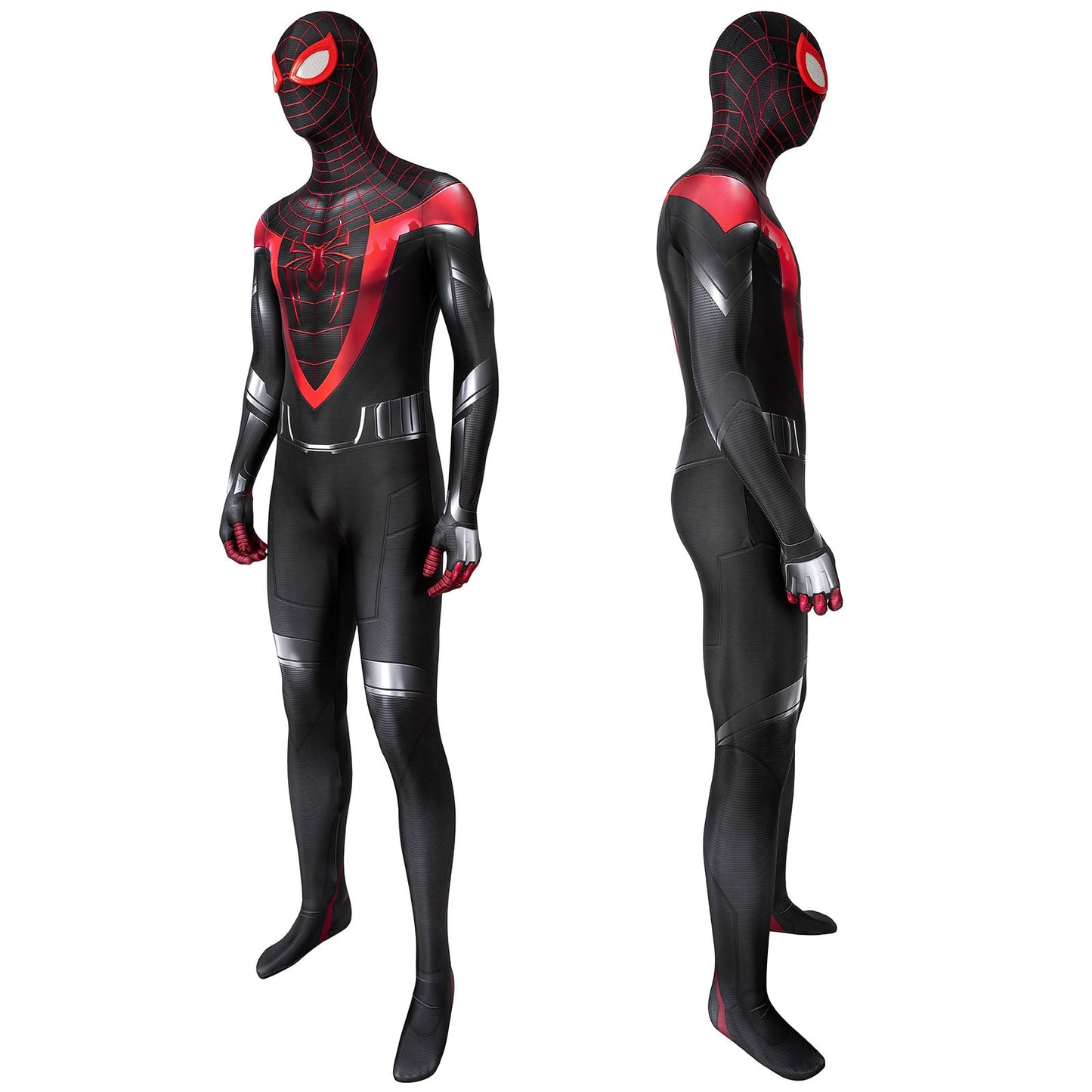 Ultimate Spider-Man PS5 Miles Morales Male Jumpsuit Cosplay Costumes