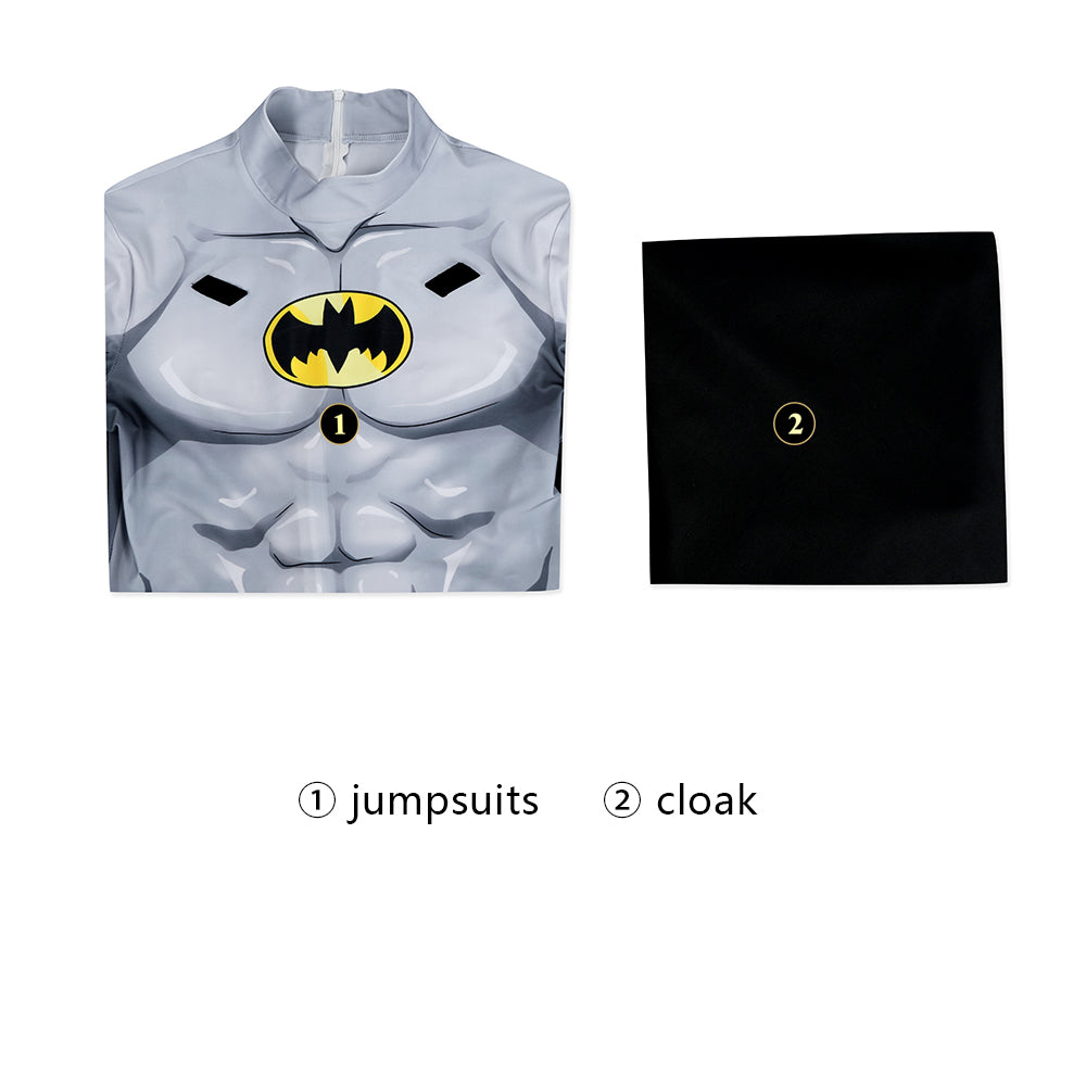 The Batman Bruce Wayne (TV Series) Male Jumpsuit Cosplay Costumes
