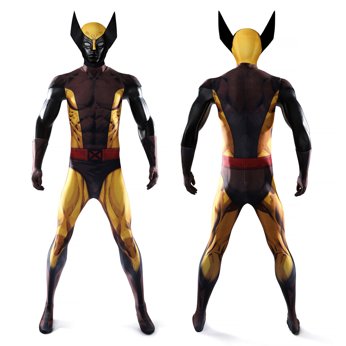 X-Men '97 Wolverine The Brown Suit Jumpsuit Helmet Cosplay Costumes
