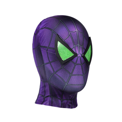 Spider-Man Miles Morales Purple Reign Suit Kids Jumpsuit Cosplay Costumes