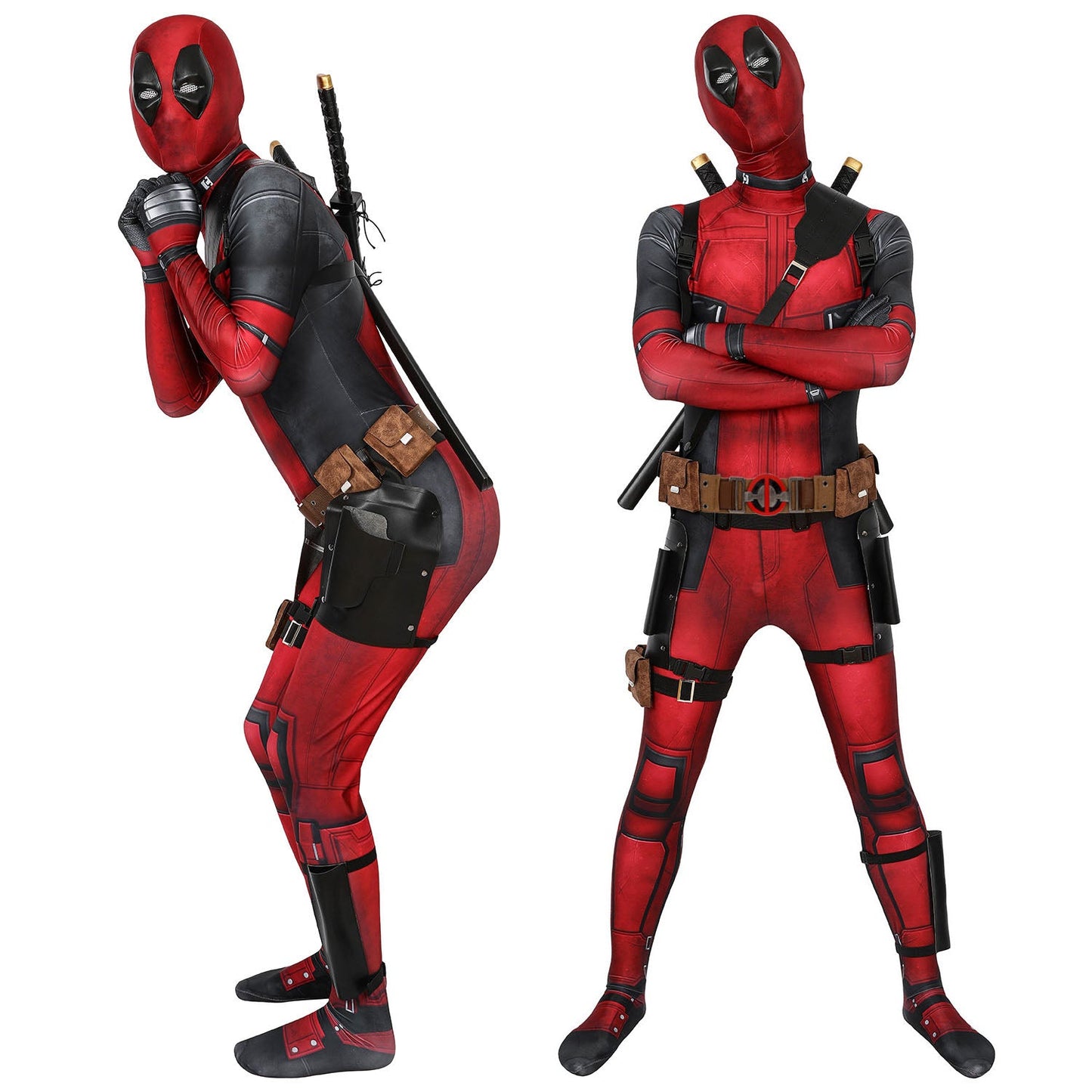 X-men Deadpool Wade Winston Male Jumpsuit Full Set Cosplay Costumes