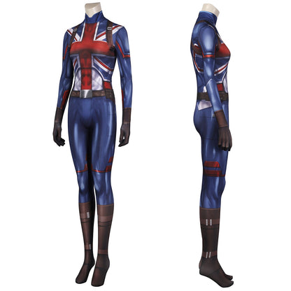 What If...? Peggy Carter Captain Carter Female Jumpsuit Cosplay Costumes