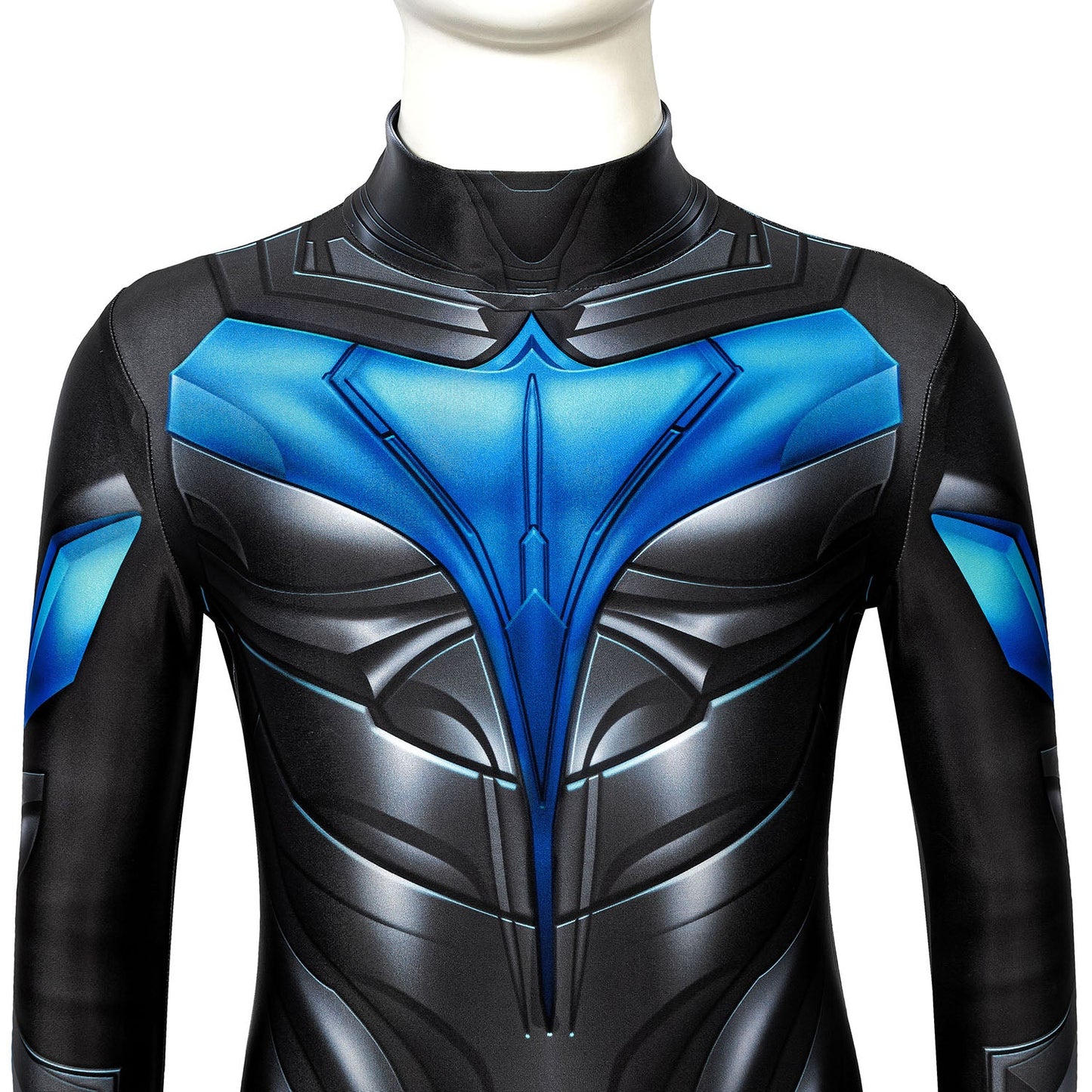 Titans Nightwing Kids Jumpsuit with Eyemask Cosplay Costumes