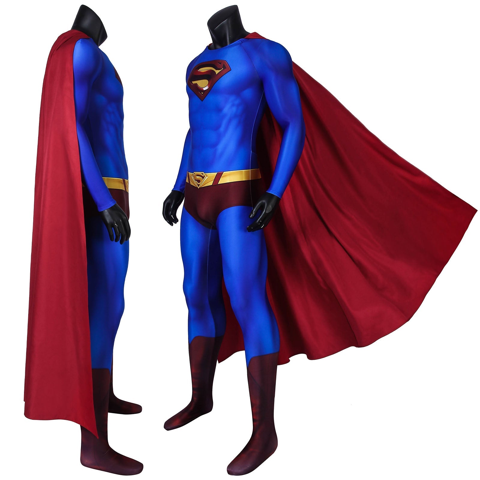 Superman Returns Superman Clark Kent Zentai Jumpsuit Bodysuit Cosplay Costumes
