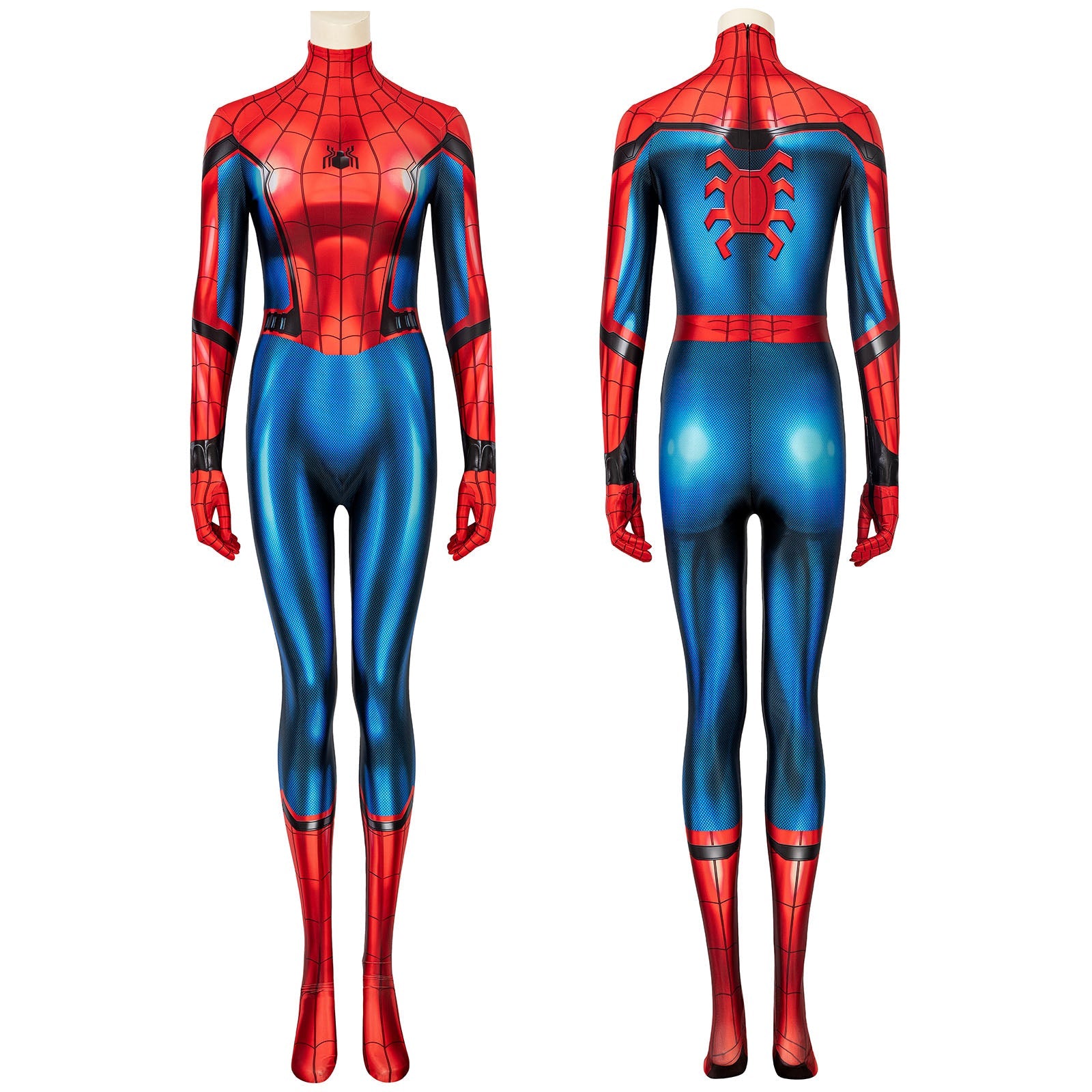 Spider-Man Far From Home Peter Parker Female Jumpsuit Cosplay Costumes