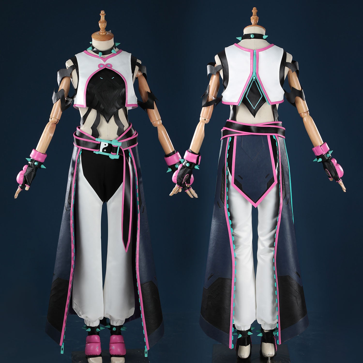 Overwatch 2 X Street Fighter 6 Juri Kiriko Cosplay Costumes