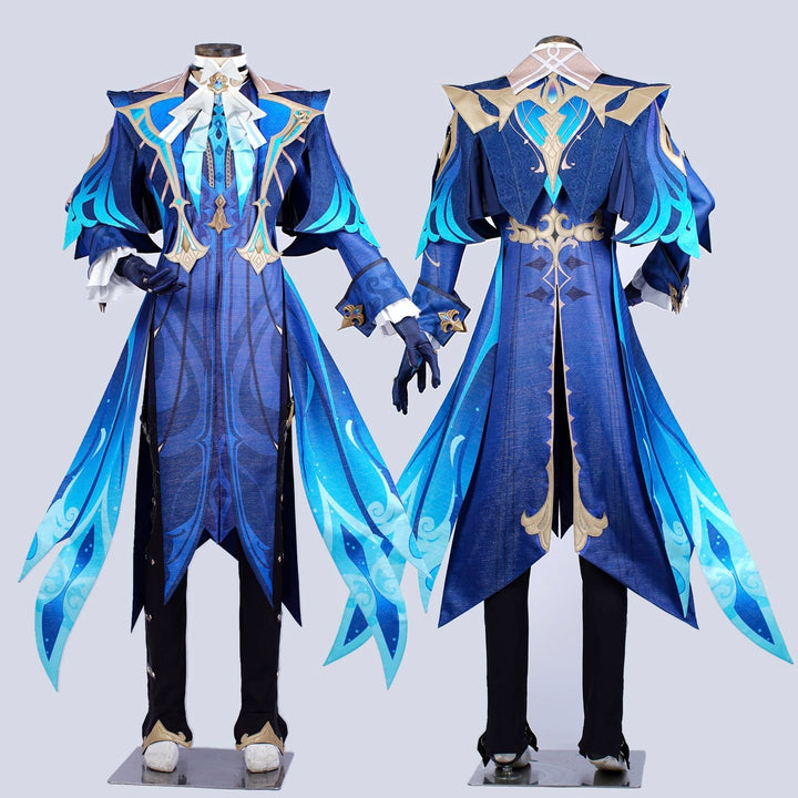 Game Genshin Impact Neuvillette Full Set Top Level Cosplay Costumes