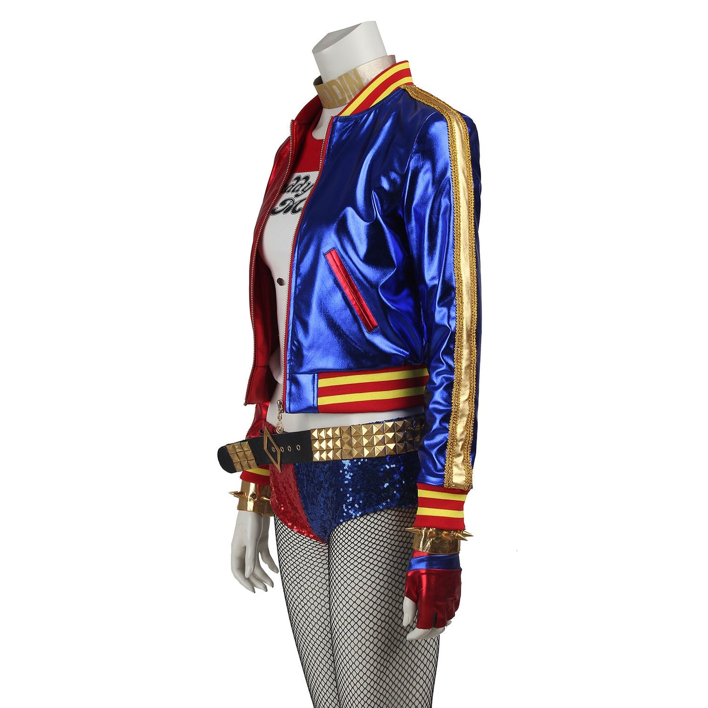 The Suicide Squad The Clown's Girl Harley Quinn Glitter Cosplay Costumes