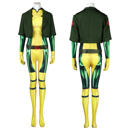 X-Men '97 Rogue Anna Marie Jumpsuit with Coat Cosplay Costumes