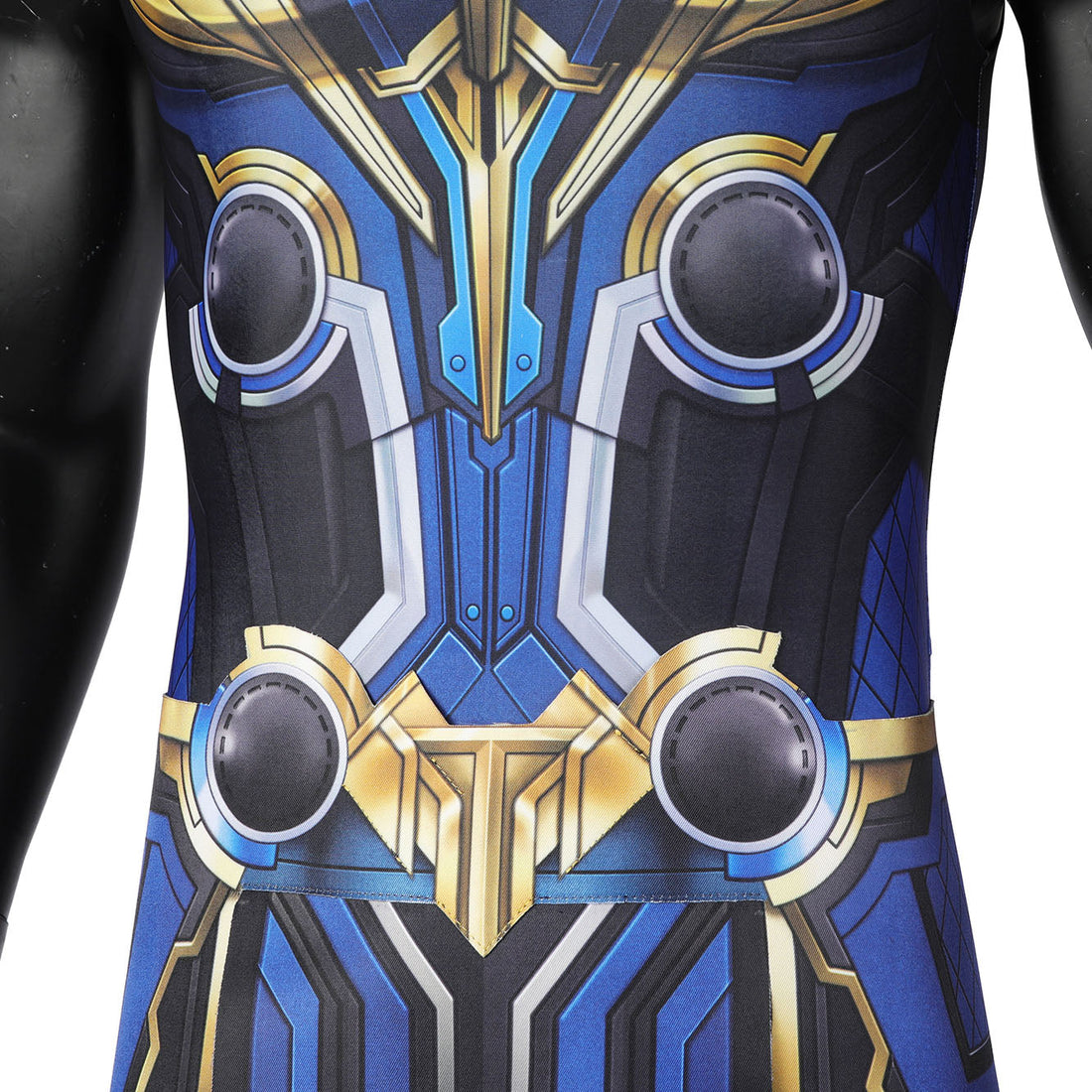 Thor 4 Love and Thunder Male Sleeveless Jumpsuit with Cloak Cosplay Costumes