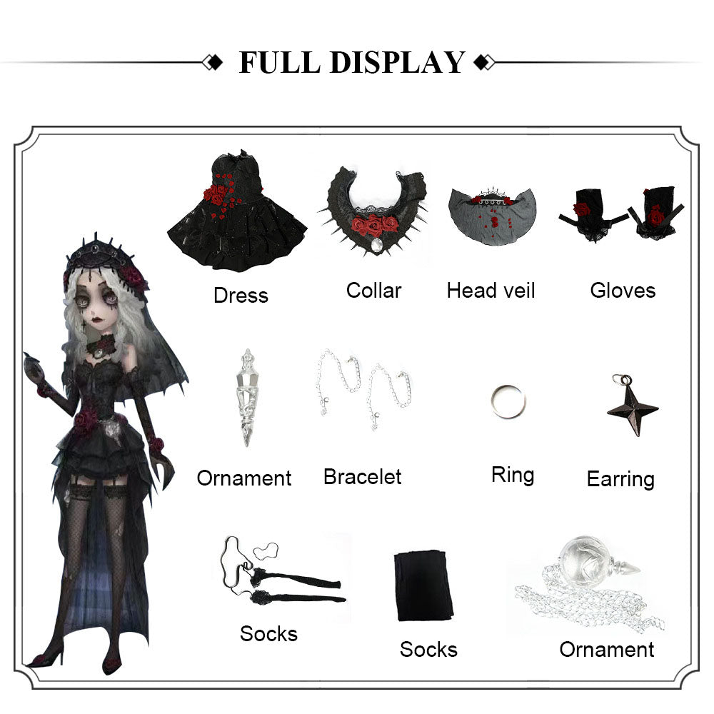 identity v psychologist patient everlasting night cosplay costume