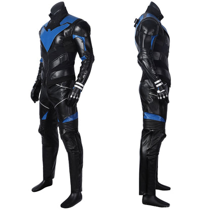 Batman Gotham Knight Nightwing Battle Outfit Male Cosplay Costumes