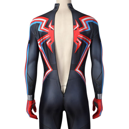 Spider-Man Miles Morales 2099 Suit Male Hoodie Jumpsuit Cosplay Costumes