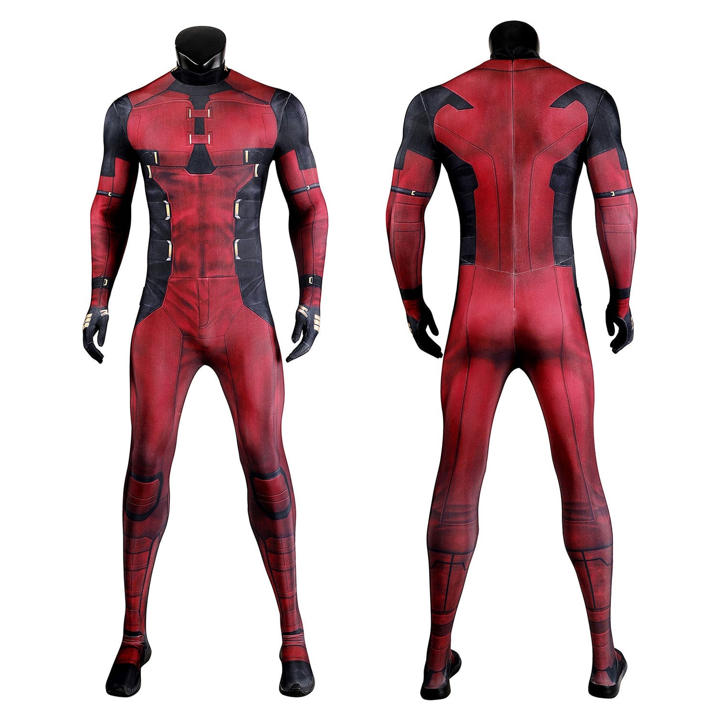 Deadpool 3 Wade Wilson Male Jumpsuit with Accessories Cosplay Costumes