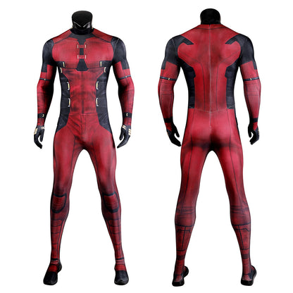 Deadpool 3 Wade Wilson Male Jumpsuit with Accessories Cosplay Costumes