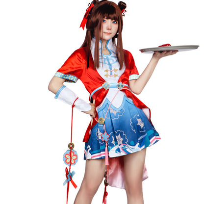 honor of kings xi shi skin linglong and delicate flavor cosplay costume