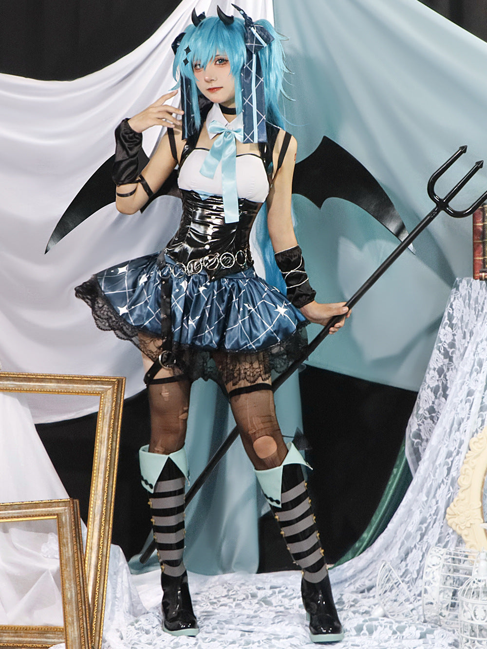 hatsune miku rascal the raccoon full set cosplay costume