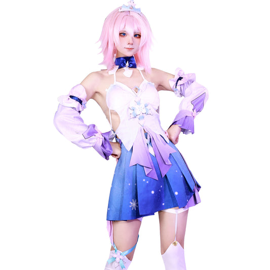 honkai star rail march 7th dress skin full set cosplay costume