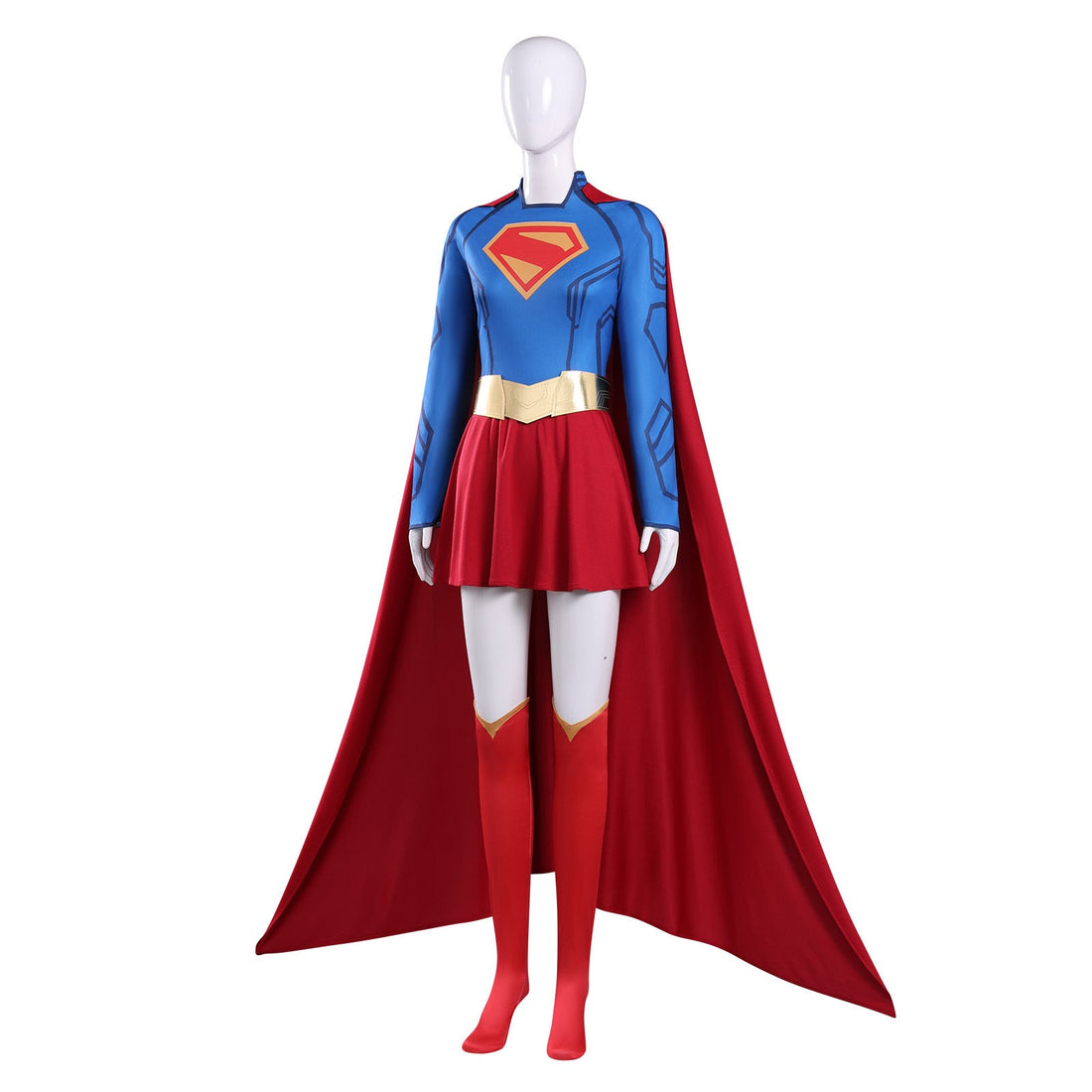 Supergirl: Woman of Tomorrow Superwoman Halloween Cosplay Costumes