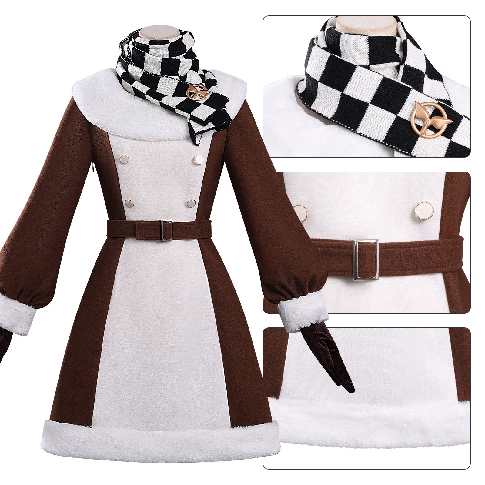 Reverse:1999 Sonetto Winter Suit Full Set Cosplay Costumes