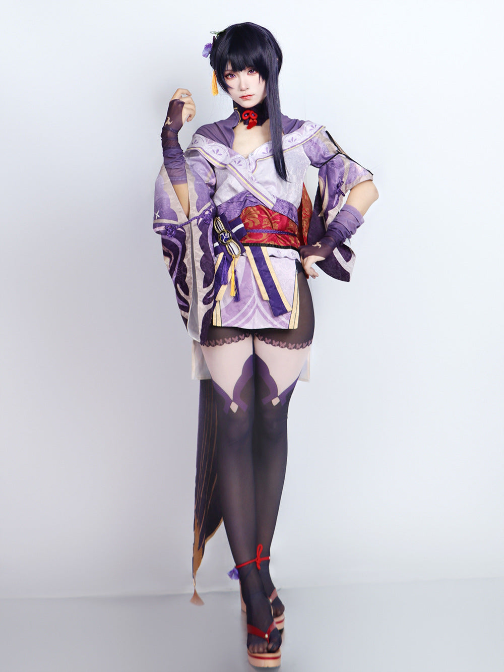 genshin impact baal raiden shogun adult full set cosplay costume