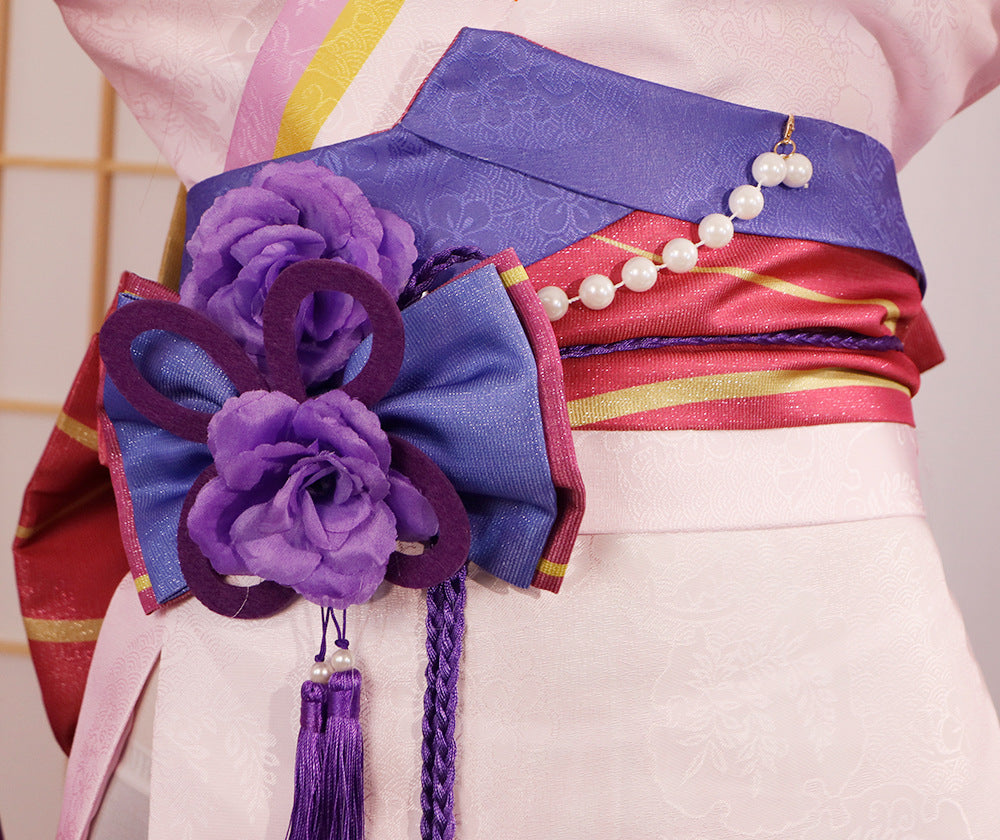 genshin impact baal raiden makoto kimono cosplay costume