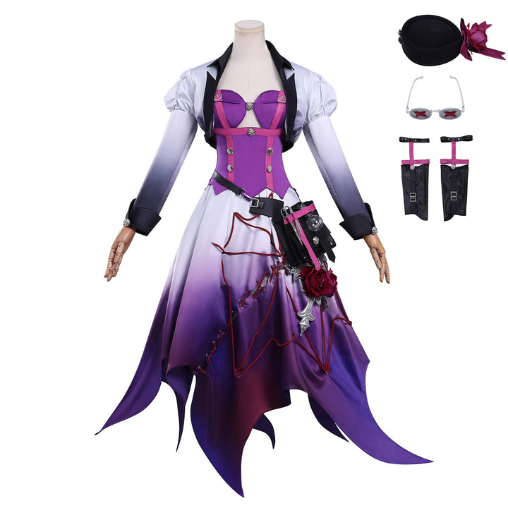 Game Identity V Silver Antimony Doctor Emily Dyer Cosplay Costumes