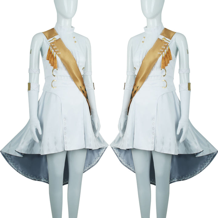 Game Reverse: 1999 Sonetto White Dress Cosplay Costumes