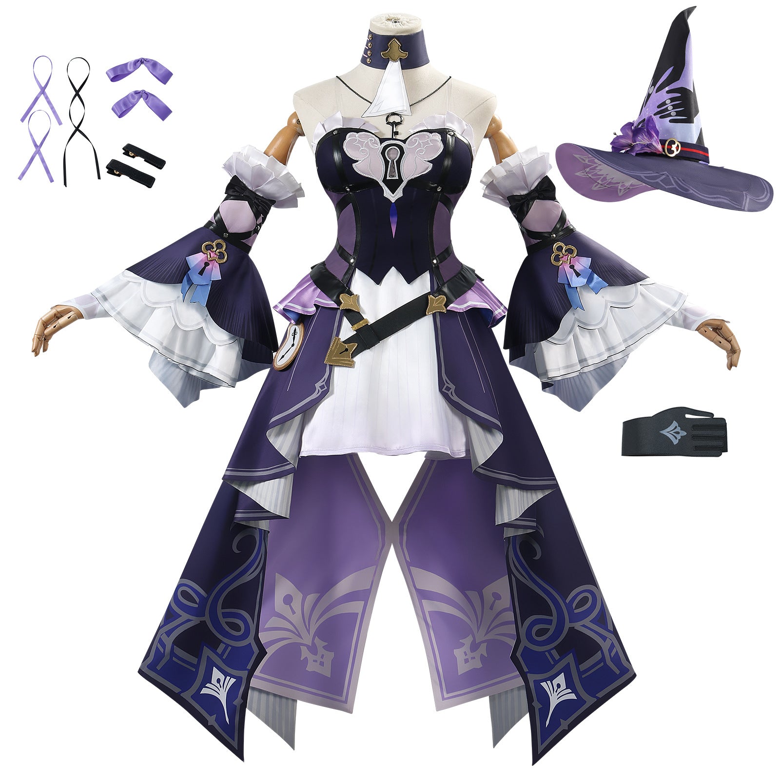 Game Honkai: Star Rail The Herta Fullset with Hat Cosplay Costumes